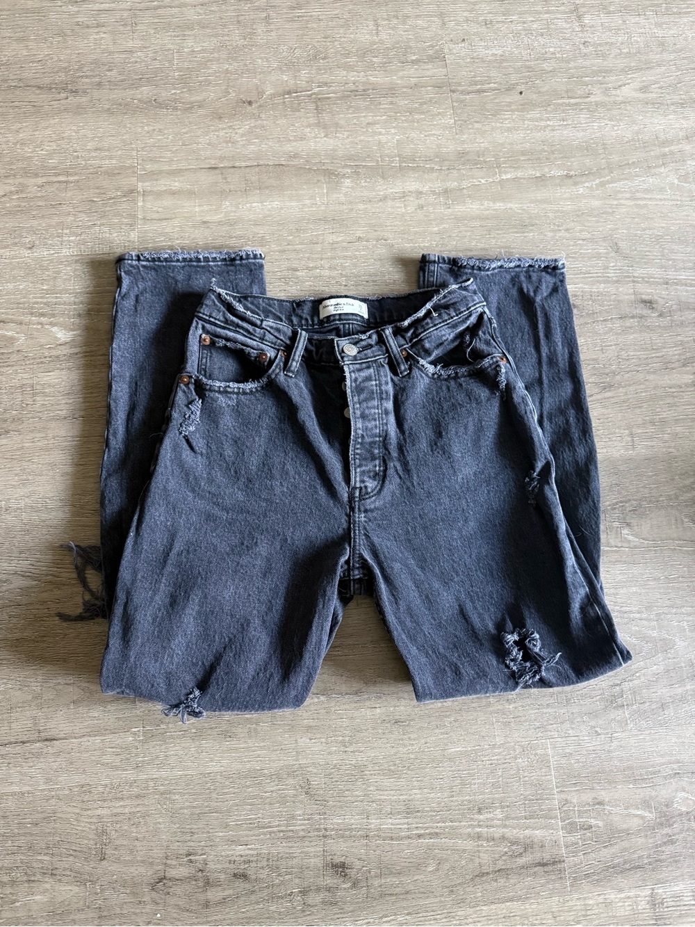 Abercrombie & Fitch High Rise Dad Jeans